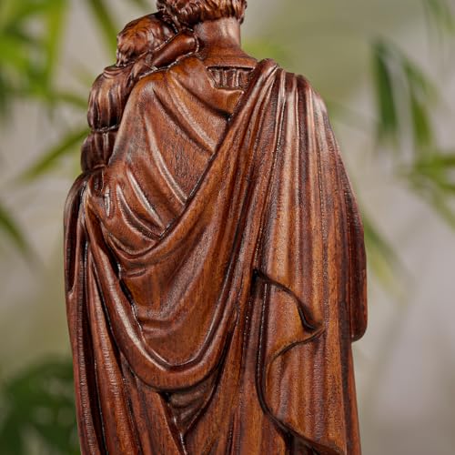 BGCarvedGrace St.Joseph Holding Baby Jesus Statue - color: St.joseph, size: 4 Inch