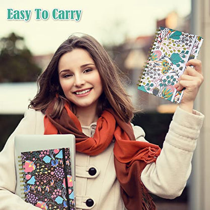 OMEYA Spiral Notebook, A5 Lined Journals for Women, College Ruled 160 Pages - color: White Fruit, size: A5