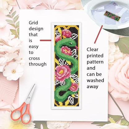 ORIGACH 6 Pack Mythical Dragon & Phoenix Cross Stitch Kit - style: Chinese Mythical Creatures