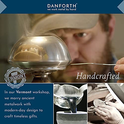 DANFORTH Guardian Angel Keyring | Pewter Keychain Handcrafted in USA