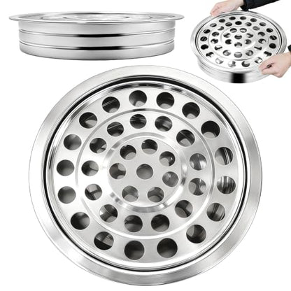 Stainless Steel Communion Tray, 40 Cup Openings, Stackable Silver Church Communion Cup Holder for Worship Services and Holy Communion Supplies, 1 Silver Wine Tray, No Lid - color: Silver
