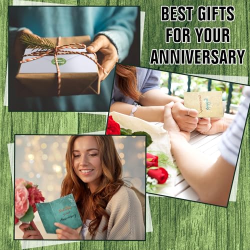 Motiskyy 48 Sets Religious Anniversary Cards Bulk for Wedding Couple Christian Happy Anniversary Cards with Envelopes and Stickers Bible Verse Scripture for Wife Celebrating Moment(Retro) - style: Retro