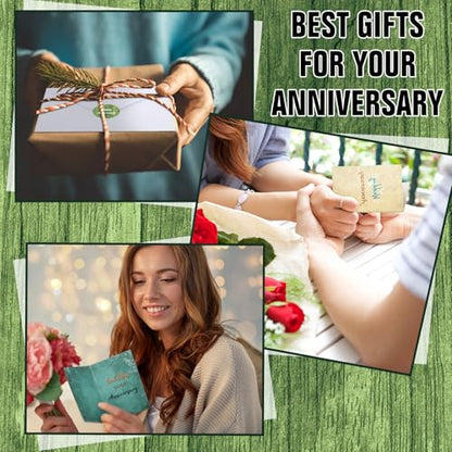 Motiskyy 48 Sets Religious Anniversary Cards Bulk for Wedding Couple Christian Happy Anniversary Cards with Envelopes and Stickers Bible Verse Scripture for Wife Celebrating Moment(Retro) - style: Retro