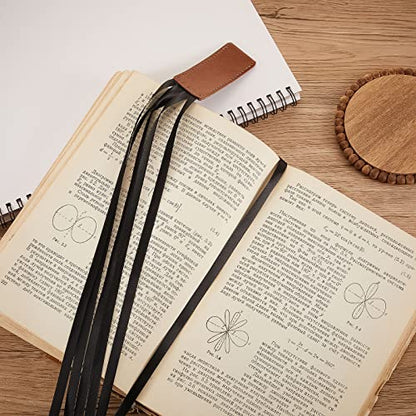 Outus 9 Pieces Bible Ribbon Bookmarks Multi Page Markers, Black Ribbon - color: Black Ribbon