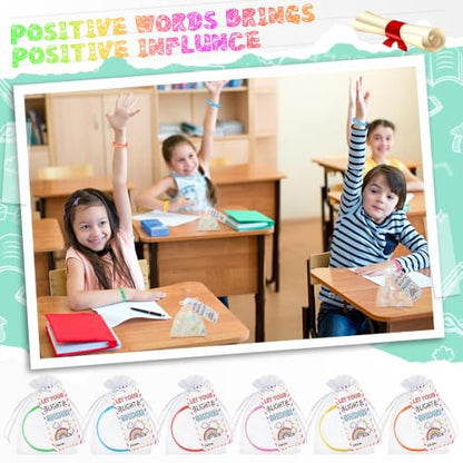 72 Pcs Motivational Silicone Wristbands, Back to School Gifts for Students