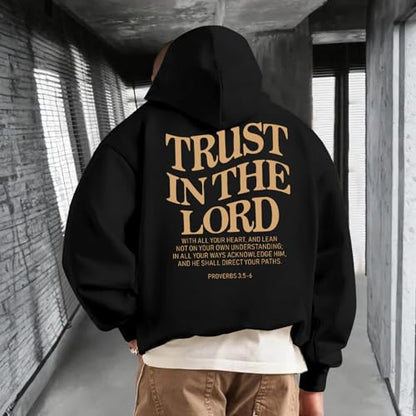 Christian Hoodies for Men Religious Faith Jesus Hoodie - color: Black02, size: Small
