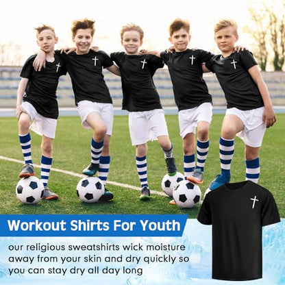 Shyyween Mens Christian Cross T-Shirt Bible Verse Graphic - size: Small, style: Strength