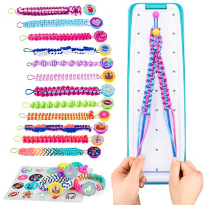 VERTOY Friendship Bracelet Making Kit for Girls - Cool Arts and Crafts Toys for 6 7 8 9 10 11 12 Years Old, Bracelet String and Rewarding Activity, Best Birthday Gifts for Teen Girls - color: Green