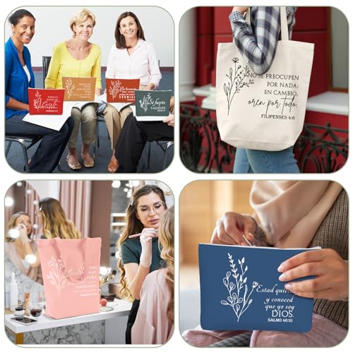 Paterr 20 Pcs Christian Tote Makeup Bag - color: Vivid Color, style: Boho Spanish