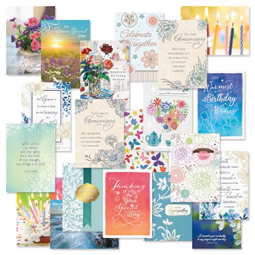 Current Greeting Cards with Matching Envelope Seals - color: Faith