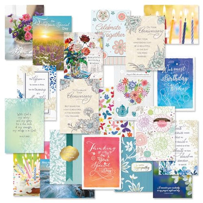 Current Greeting Cards with Matching Envelope Seals - color: Faith