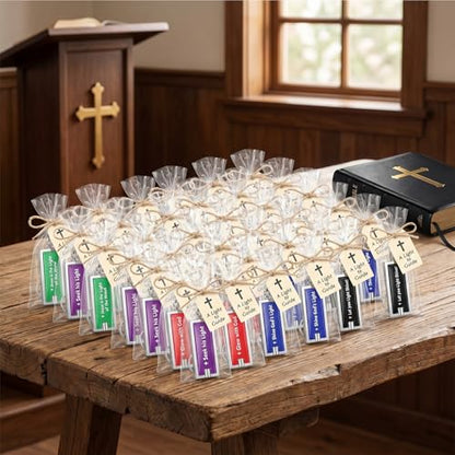 Copkim Mini Bible Keychain Christian Jesus Flashlight Bulk