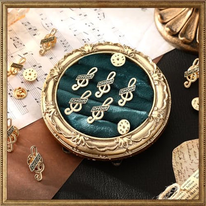Riceshoot 12 Pcs 2026 Graduation Award Lapel Pins Bulk Academic Honors Enamel Award Lapel Pins Class of 2026 Gifts for Graduation - style: Choir