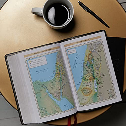 KJV Holy Bible: Giant Print with 53,000 Cross References, Deluxe Black Leathersoft, Red Letter, Comfort Print: King James Version