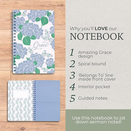 Steel Mill & Co. Sermon and Church Notes, Blue Hydrangea