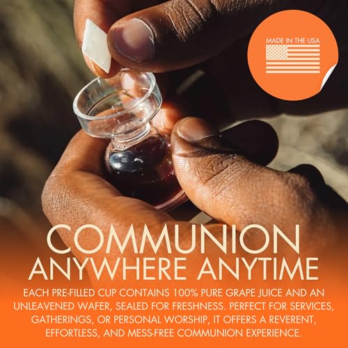 Miracle Meal Gluten Free Chalice Communion Cups & Wafer Set, Box 100ct