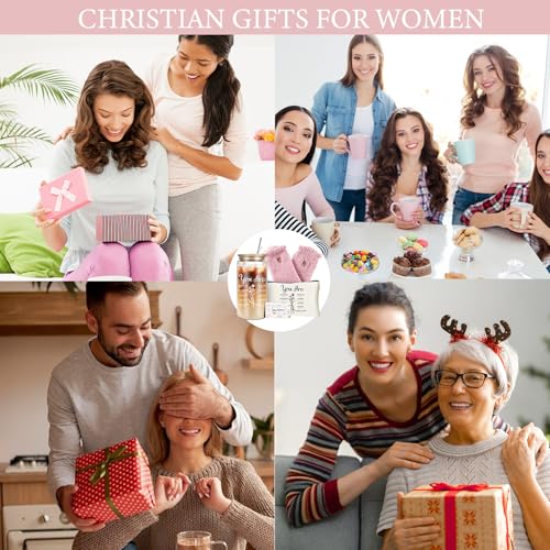 Unique Christian Gifts for Women, Inspirational religious Gifts set for Women Faith, Birthday Christmas Gift Ideas for Mom Sister Grandma - style: you area