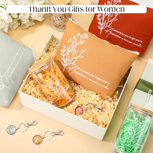 Hoolerry 9 Pcs Thank You Gifts for Women Employee Coworkers, Never Forget - style: Never Forget
