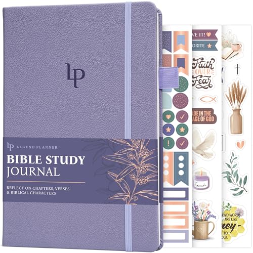 Legend Bible Study Journal for Women, Guide Notebook for Notes Lavender - color: Lavender