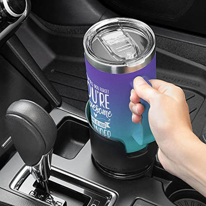 SANDJEST 20oz Travel Tumbler With Handle Inspirational Gift For Women, Colleagues, Mom, Motivation Gift Idea for Mother's Day, Birthday Gifts For Her - color: Inspiration 2