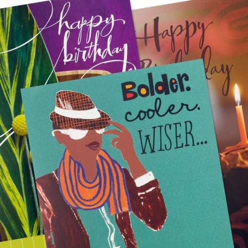 Hallmark Mahogany Cards (Assorted 12-Pack) for Birthday, Baby, Sympathy