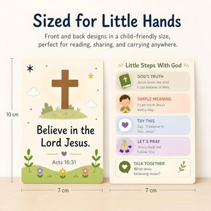 Prayer Cards for Kids, Biblical Affirmation Cards for Kids