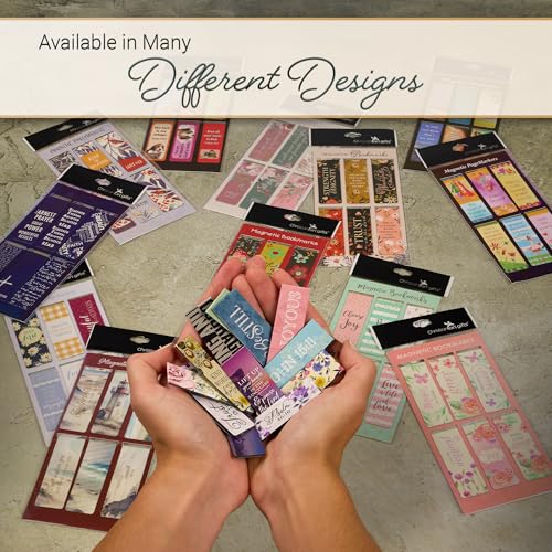 Christian Art Gifts Magnetic Scripture Bookmark Set for Women: Be Still