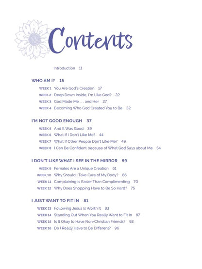 One Year with Jesus: A Weekly Devotional Journal for Middle School Girls