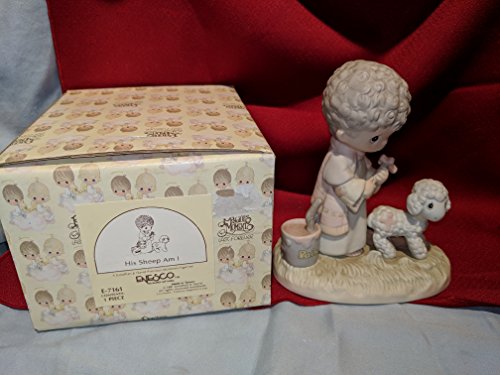 Precious Moments Figurine His Sheep Am I #E-7161