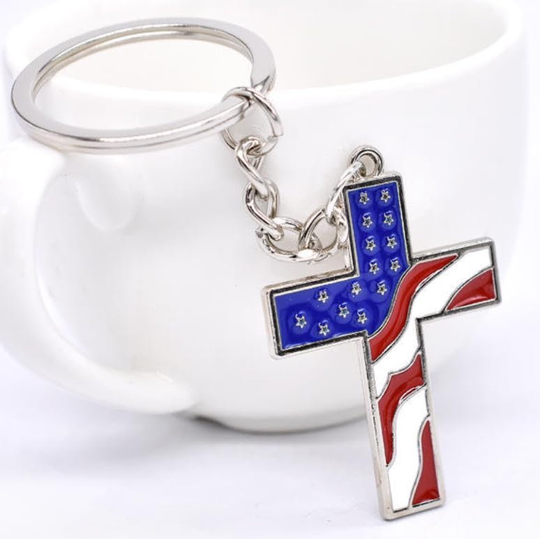 Christian Cross Keychains Bible Verse Religious Gifts
