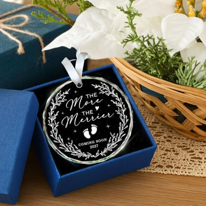HEXMOZ Pregnancy Announcement for Grandparents, Husband - Pregnancy Ornament 2027 - color: Pregnancy Reveal