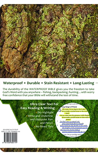 Waterproof Bible - ESV - Camouflage