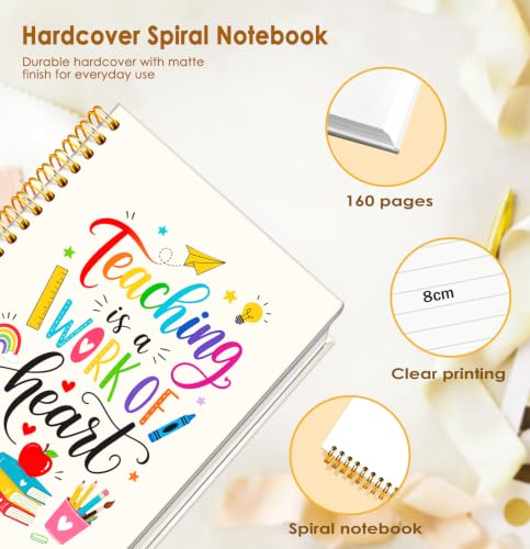 Teachers Gifts Spiral Notebook, Teacher Appreciation Gift Notebook - color: 05-teacher