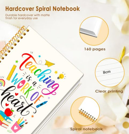 Teachers Gifts Spiral Notebook, Teacher Appreciation Gift Notebook - color: 05-teacher