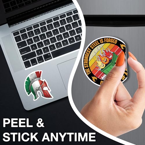 [3PCS] Italian Flag Sticker Gifts for Men Bold Vinyl Decals Featuring Italy - color: Italy Flag Sticker