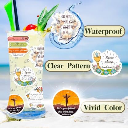 200PCS Catholic Stickers for Kids, Religious Stickers