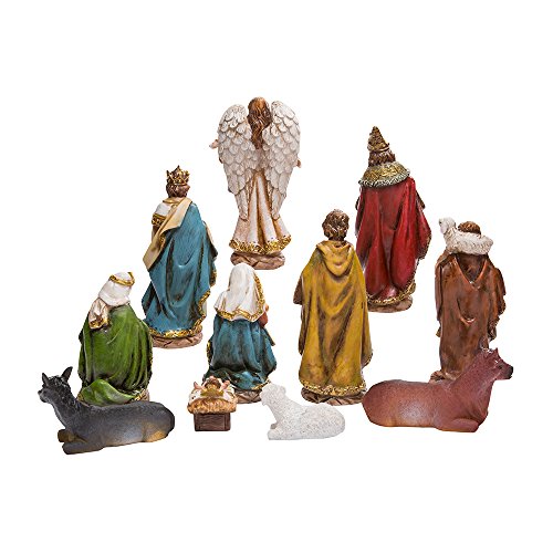 Kurt Adler Nativity Set with 11 Figures, 6"