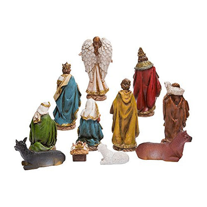 Kurt Adler Nativity Set with 11 Figures, 6"