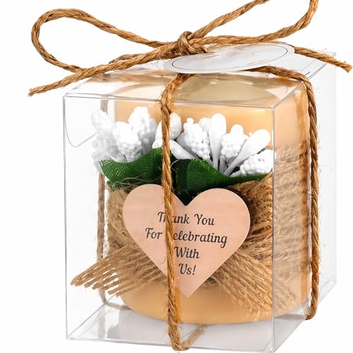 MTLEE 1 Pack Wooden Tealight Candle Holder Kit Guest Gifts, Farmhouse - color: White
