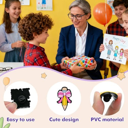 Cute Pins Bulk, Funny Lapel Badge Pins Rubber Brooch Pins for Backpacks, Hats, Bags - style: Teacher-30PCS