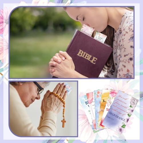 Maitys 240 Pcs Bible Verse Cards for Women Christian Scripture,Blooming - style: Blooming