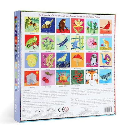 eeBoo Life on Earth Memory & Matching Game, Ages 3+, 1-4 Players - style: Life on Earth