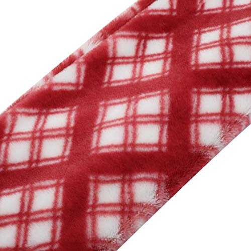 LA CARRIE Womens Leopard Print Infinity Scarf Loop Circle Neck Warmer - color: Red Plaid