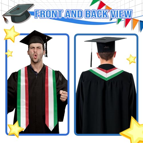 Graduation Flag Stole Sash Scarf Day Gifts - color: Italy Flag