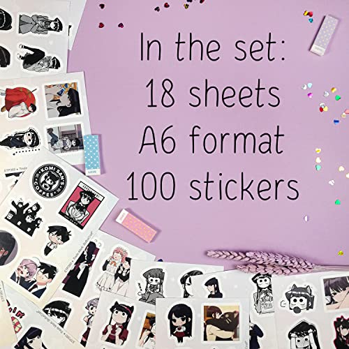 BulbaCraft Anime Stickers - 100Pcs, Manga, Merch, Figure, Poster, Cosplay - color: Anime 14