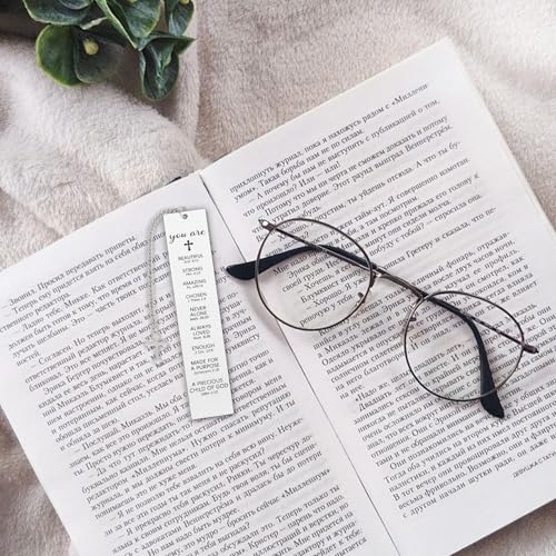 Bible Bookmarks Gifts for Women Christian Gift for Men Mothers Day Gifts for Her Him Christian Birthday Gifts Unique Metal Bible Verse Book Markers Inspirational Gifts for Book Lover Readers Friend
