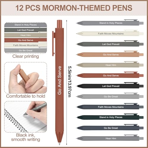 Gueevin 12 Pack Christian Gifts Prayer Journal for Woman Notebook Pen Set