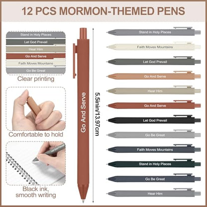 Gueevin 12 Pack Christian Gifts Prayer Journal for Woman Notebook Pen Set