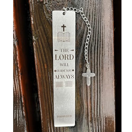 Bible Bookmarks Book Markers, Metal Christian Bookmark Gift Accessories (Isaiah 58:11) - style: Isaiah 58:11
