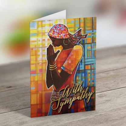 African American Birthday Cards Assortment Box – Set of 18 All Occasion Black Greeting Cards with Envelopes – Beautiful Black Women Designs – Premium Cardstock use for Mother's Day - style: Assortment 760